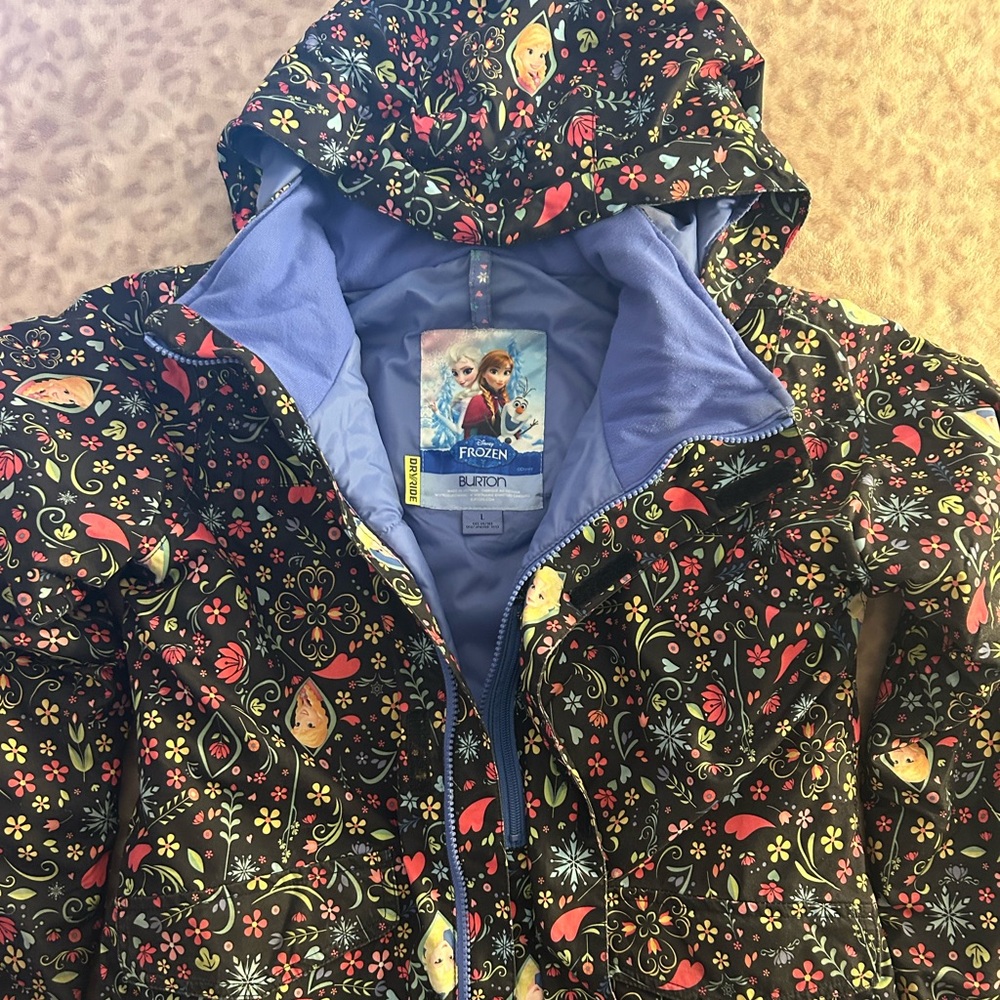 Kids L Burton Disney Frozen Jacket - dryride, ski, Anna and Elsa